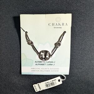 Brosway Chakra Bracelet Letter J Charm Adjustable With Crystals MSRP $60